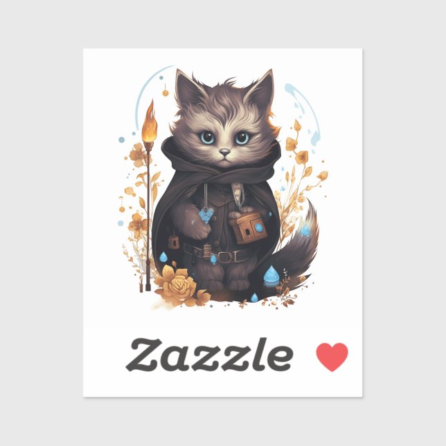 Sticker Ensemble d'autocollants de chat Parfait pour les c (Feuille)