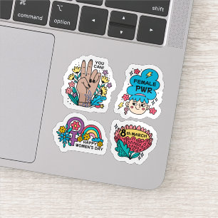 Sticker Ensemble d'autocollants de la journée internationa