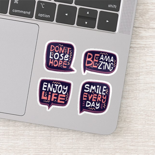 Sticker Ensemble d'autocollants motivationnels (Détail)