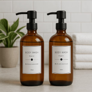 Sticker ensemble de 12 salle de bain personnalisée étiquet