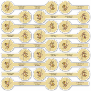 Sticker Ensemble de 27 Photo / Logo Honey Bee Security Lid
