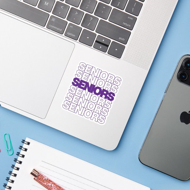 Sticker Ensemble de 5 Aînés mauves Aînés Aînés Coupe perso (Créateur téléchargé)