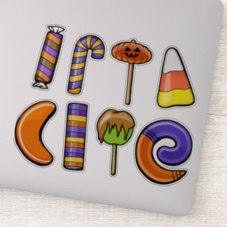 Sticker ensemble de bonbons et friandises Halloween | Hall