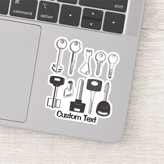Sticker Ensemble de clés (Détail)