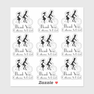 Sticker Ensemble de Merci mariage