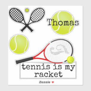 Sticker Ensemble de sport à thème de tennis