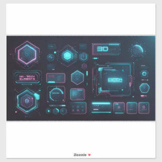 Sticker ensemble d'icônes pour la conception, Collection d