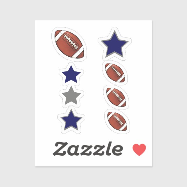 Sticker Ensemble Football-Dallas (Feuille)