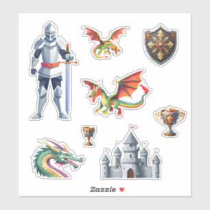 Sticker Ensemble gothique médiéval