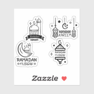 Sticker Ensemble Ramadan Moubarak Kareem