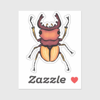 Sticker Entomologie du scarabée