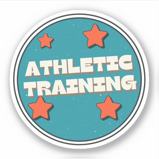 Sticker Entraînement athlétique (Devant)