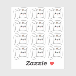 Sticker Entraînement en pot en papier de toilette / Restoc