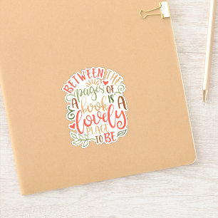 Sticker Entre Les Pages Des Idées De Livre