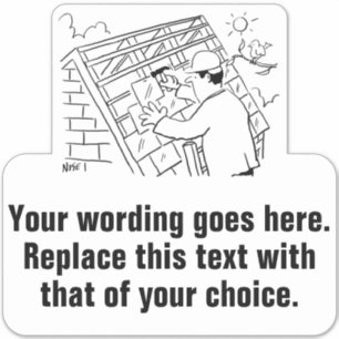 Sticker Entrepreneur de toiture ou promoteur de toiture