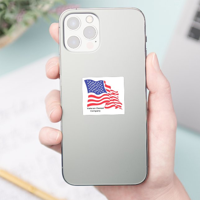 Sticker Entreprise appartenant à des anciens combattants (Téléphone)