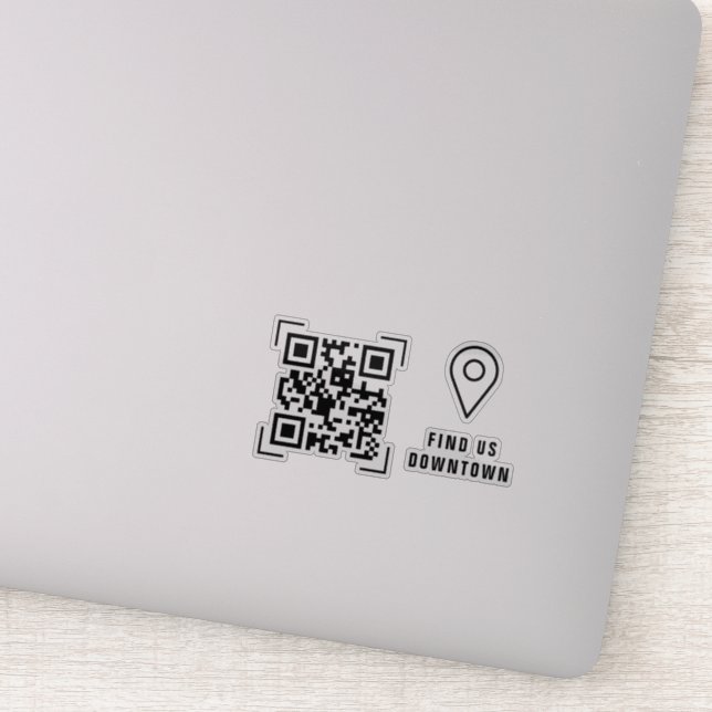 Sticker Entreprise commerciale | Code QR de localisation S (Détail)