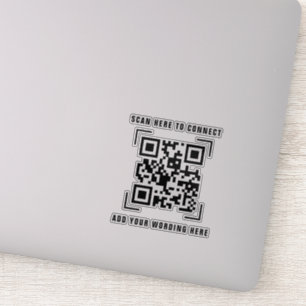 Sticker Entreprise commerciale Scan du code QR