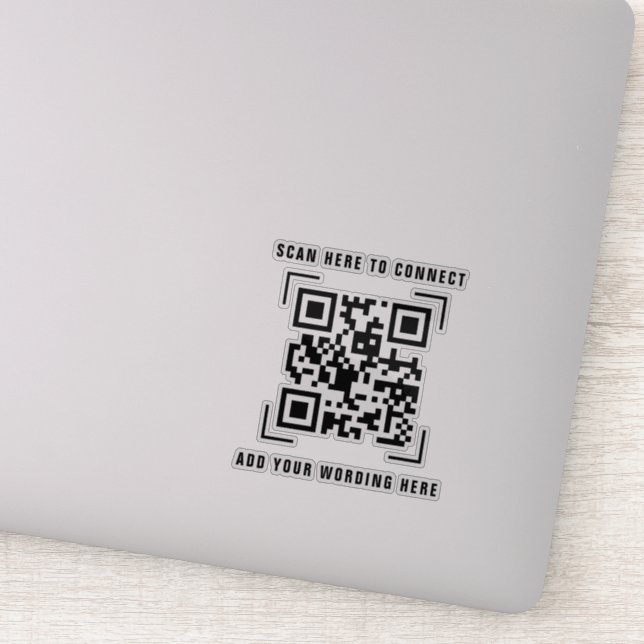 Sticker Entreprise commerciale | Scan du code QR (Détail)