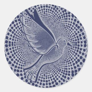 Sticker Enveloppe Peace Dove