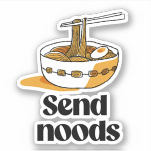 Sticker Envoyer noods