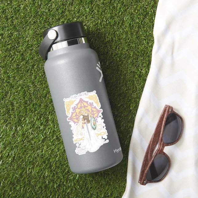 Sticker Éowyn "Je ne suis pas un homme" Graphisme prêt à l (HydroFlask Insitu)