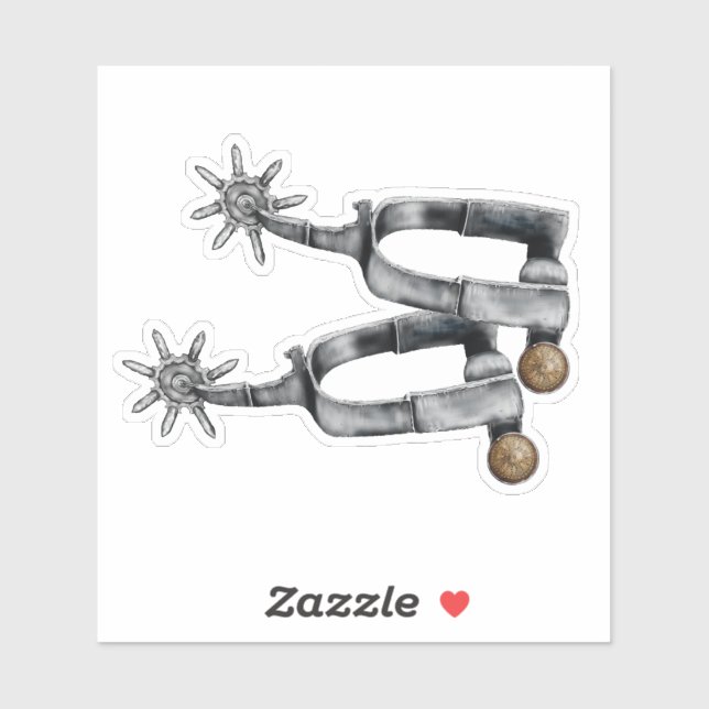 Sticker Éperons d'argent (Feuille)