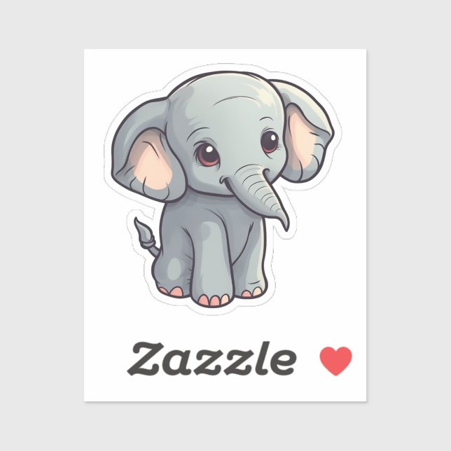 Sticker Ephène de dessin animé (Feuille)