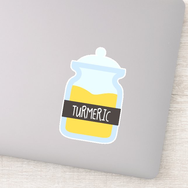 Sticker Épices jaunes tumorales (Détail)