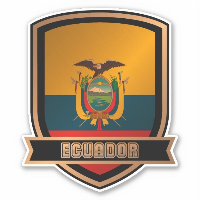 Sticker Équateur (Devant)
