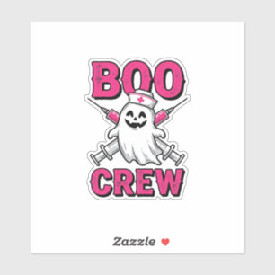 Sticker Équipage Boo Infirmière Fantôme Halloween Création