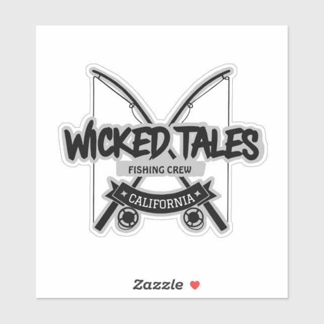 Sticker Équipage de pêche Wicked Tales (Feuille)