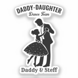 Sticker Équipe de danse papa-fille (4) T-shirt