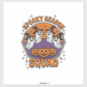 Sticker Équipe de la saison effrayante T-shirt Halloween f