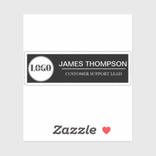 Sticker Équipement de logo personnalisé pour l'employé de 