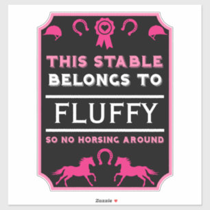Sticker Équitation Stable