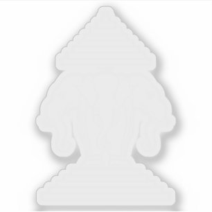 Sticker Erawan Trois éléphant en tête Lao / Laos Drapeau