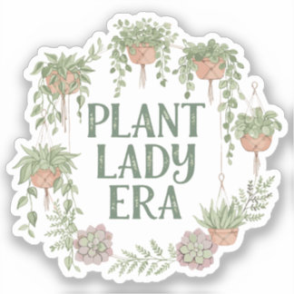 Sticker Ère de la Dame aux Plantes