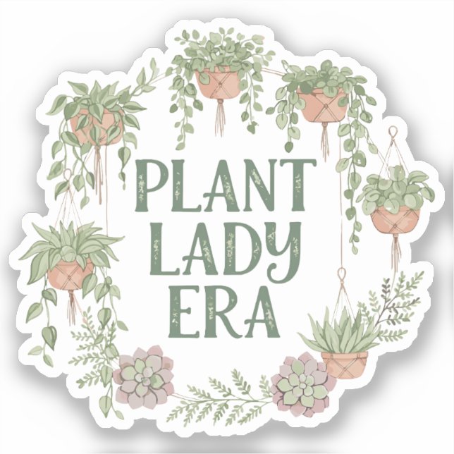 Sticker Ère de la Dame aux Plantes (Recto)