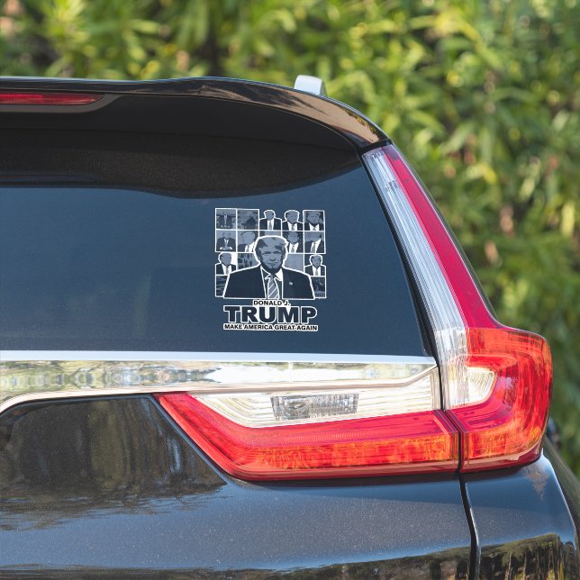 STICKER ÈRE DONALD TRUMP (Côté voiture)