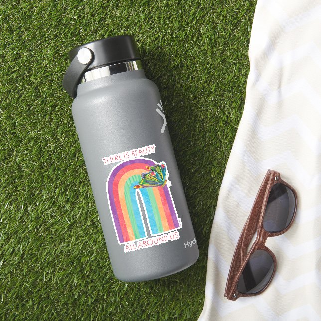 Sticker Eric Carle | La Beauté Est Tout Autour De Nous (HydroFlask Insitu)