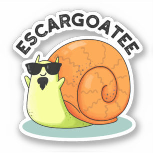 Sticker Escargoatee Drôle Escargot Pun escargot