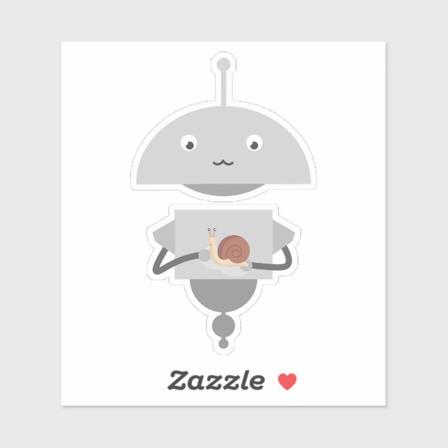 Sticker Escargot de Mia (Feuille)