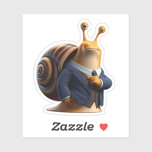 Sticker escargot.patron escargot (Feuille)