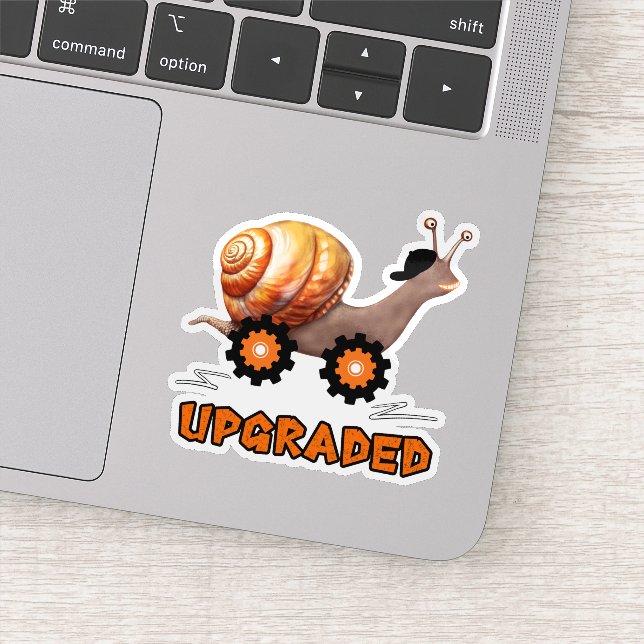 Sticker Escargot rapide (Détail)