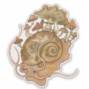 Sticker Escargot Shroom