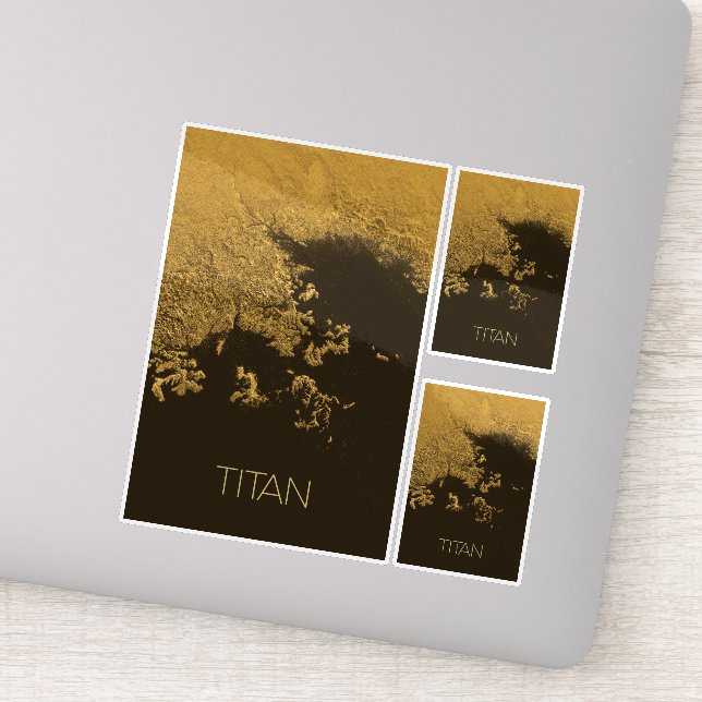 Sticker Espace Extérieur, Cosmos, Système Solaire, Titan L (Détail)