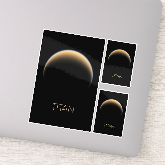 Sticker Espace Extérieur, Cosmos, Système Solaire, Titan L (Détail)