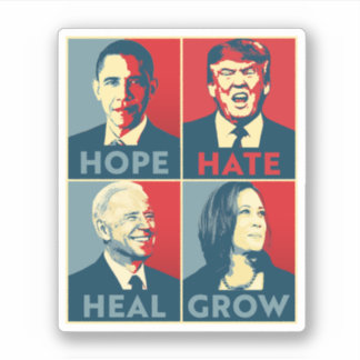 Sticker Espérer que la haine guérira