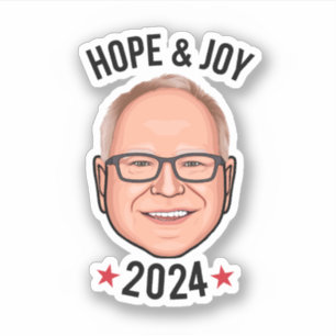 Sticker Espoir et joie - Tim Walz